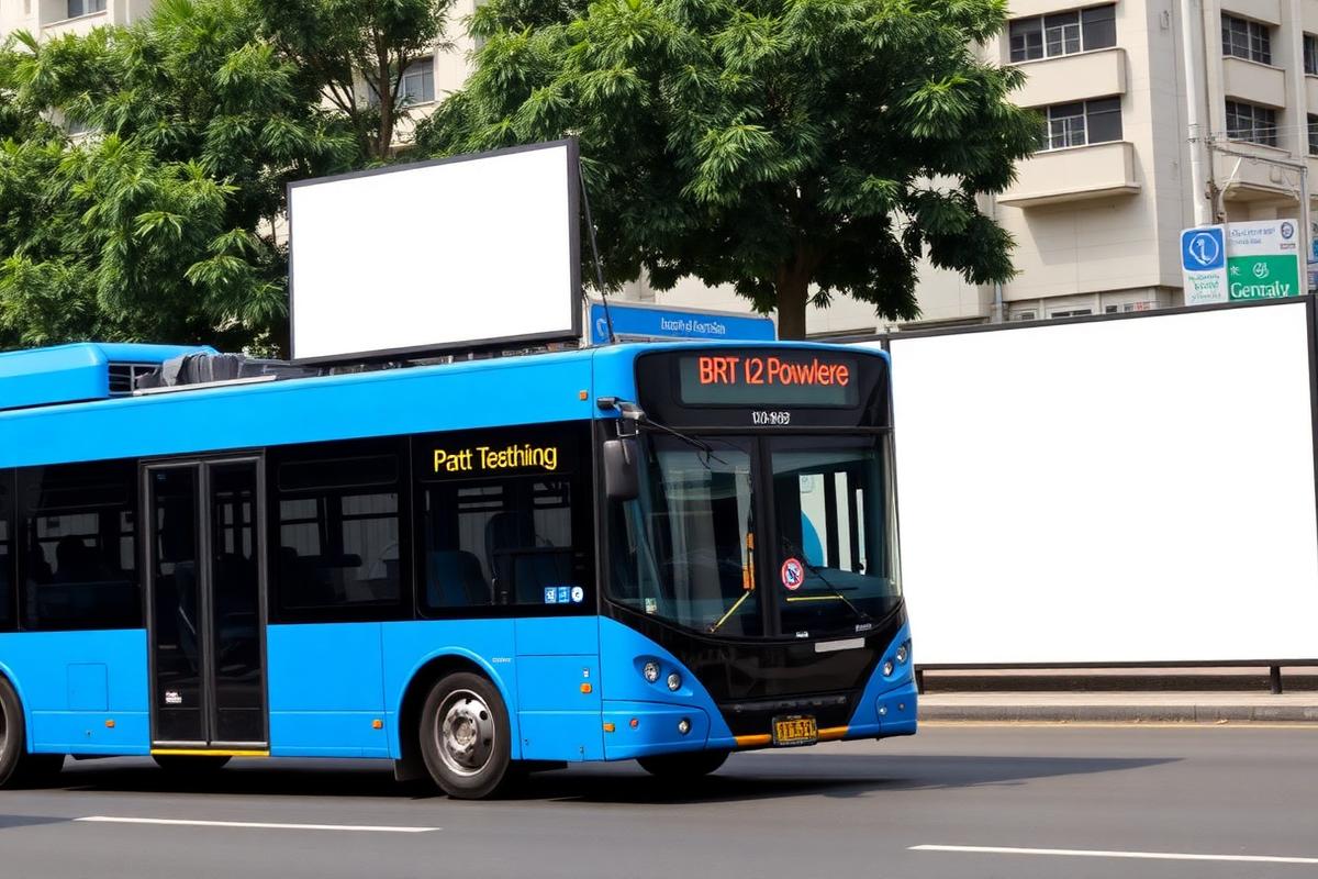 BRT outdoor advertising placement in Lagos, Nigeria